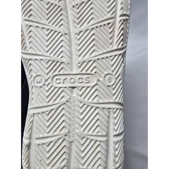 Crocs Swiftwater Wave Slingback Sandals Mens Blue Size 6 Water Shoes Perforated - Picture 9 of 11